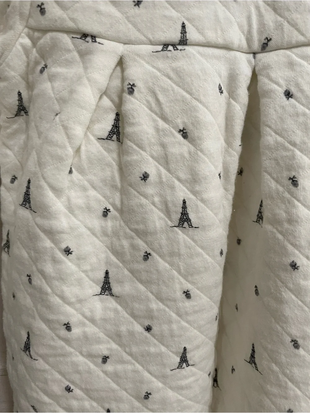 Janie and Jack Eiffel Tower/ Paris Romper, VGUC, Size 12-18 months
